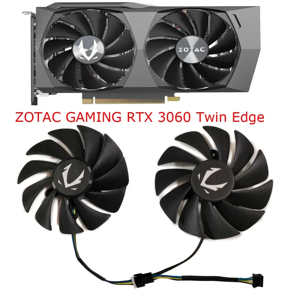 2 шт./комплект вентилятор для видеокарты охладитель VGA GA92S2H ZOTAC GAMING RTX 3060Ti Twin Edge LHR 3060