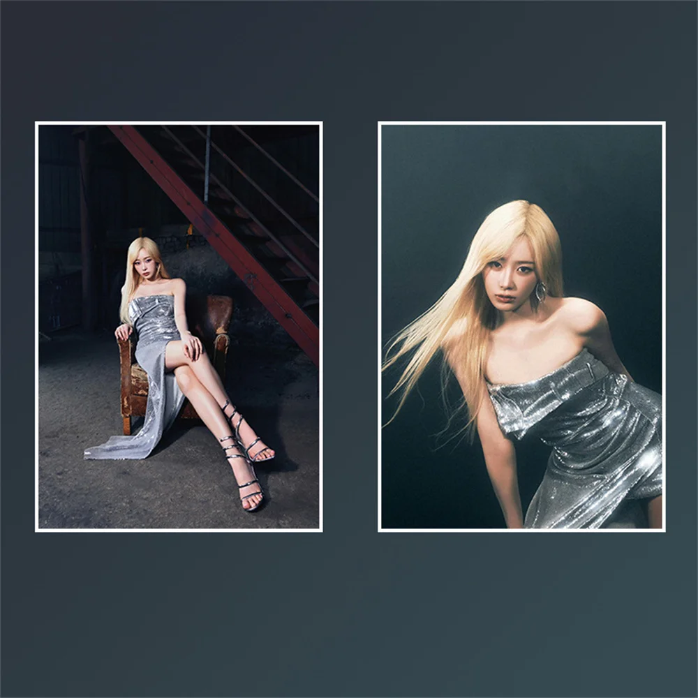Kpop Idol 4-я годовщина журнала клейкий плакат настенные наклейки KARINA WINTER NINGNING GISELLE