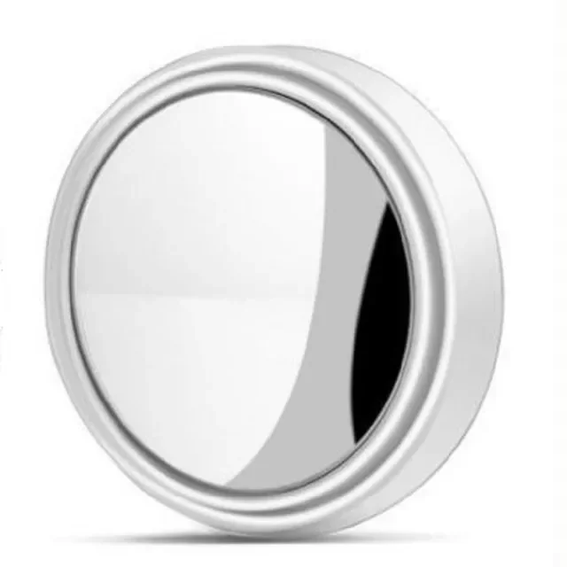 

Car Convex Blind Spot Mirror Small Round Frameless Rearview Auxiliary Mirror Wide Angle 360 Degree Adjustment Auto Accessories