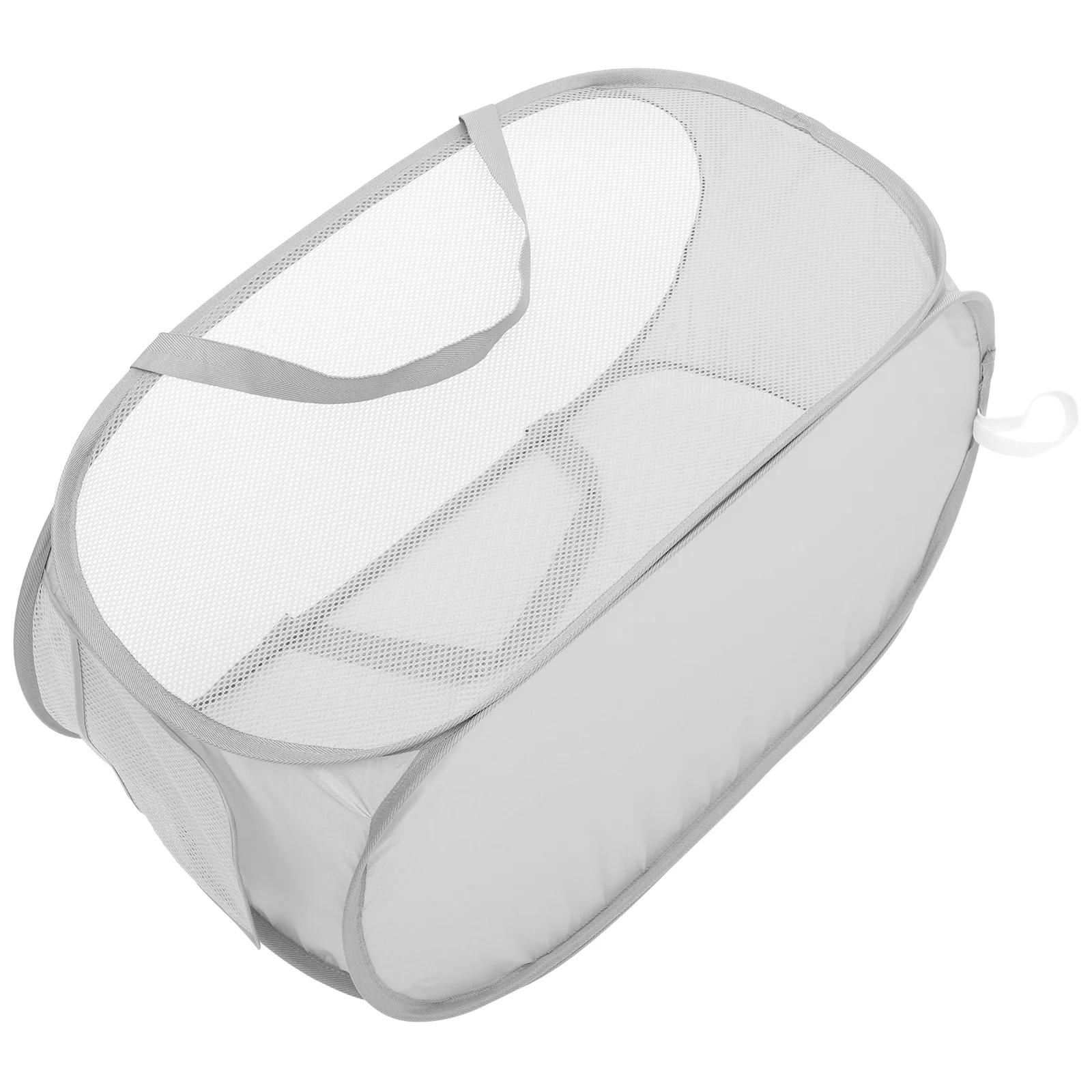 

Mesh Laundry Basket Kids Toy Storage Dirty Clothes Hamper Baskets Handles Hampers Bags Large