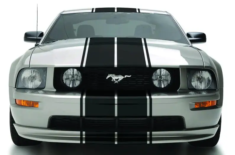 

Ford Mustang Factory Crafts Графический Комплект «гоночные полосы» | Наклейки на Ford | Виниловая наклейка 3M