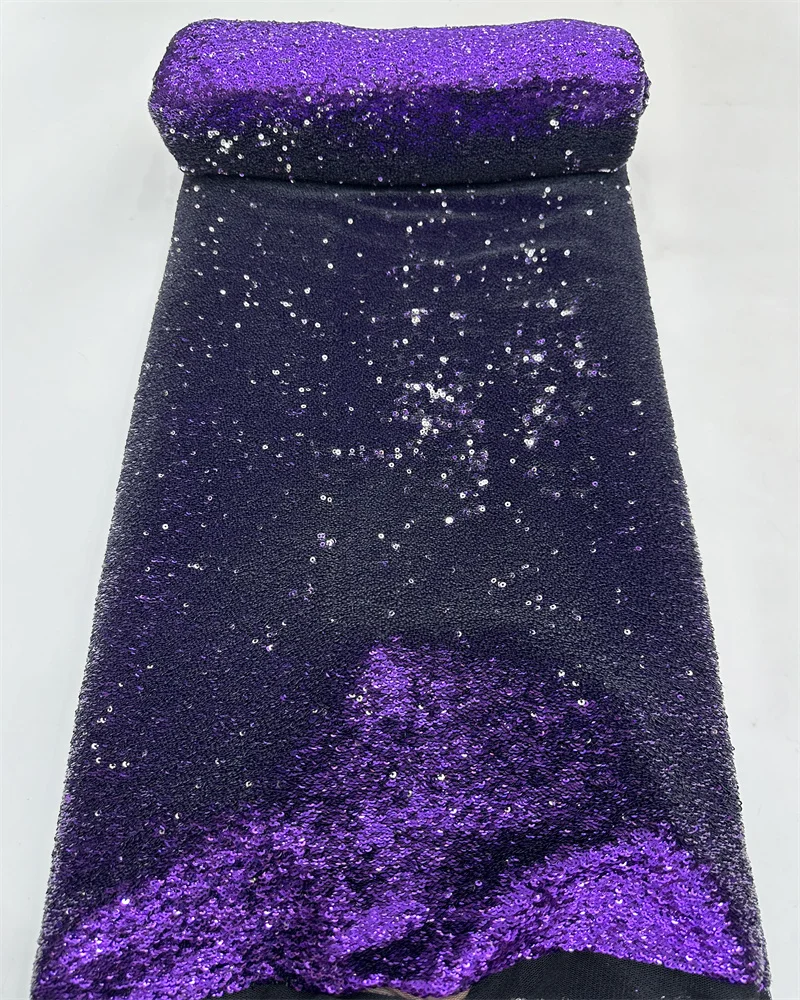 2024 нигерийские тяжелые блестки кружевная ткань французская сетка тюль вышивка