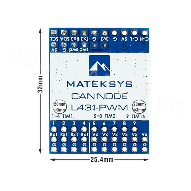 MATEK CAN-L4-PWM AP_PERIPH дронекан в PWM-адаптер ArudPilot превращает сервоприводы PWM В