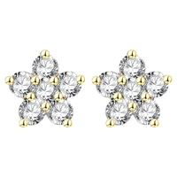 qeenkiss eg8240 fine jewelry wholesale fashion woman birthday wedding gift flower zircon titanium stainless steel stud earrings