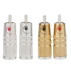 4 шт., разъём RCA для аудиокабеля