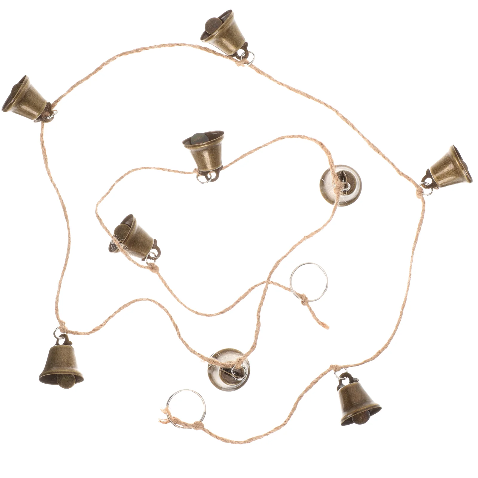 Веревка колокольчиков Dzwonek Рождественский металлический декор настенный венок