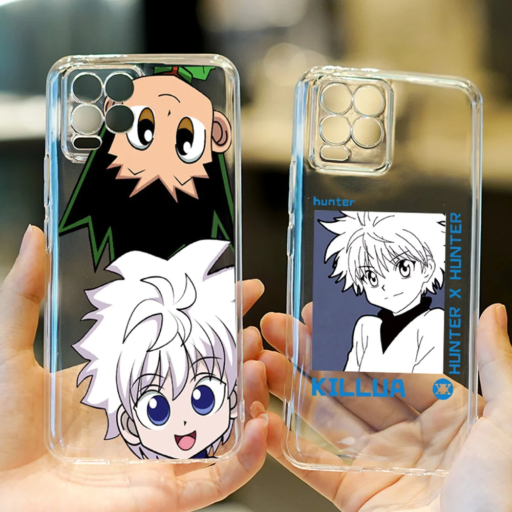 Japan Anime Hunter X Clear чехол для телефона Realme C35 C31 C33 C30 8i 9 Pro Plus 9i GT Neo 3 2 Q3s HXH Cover Funda - купить
