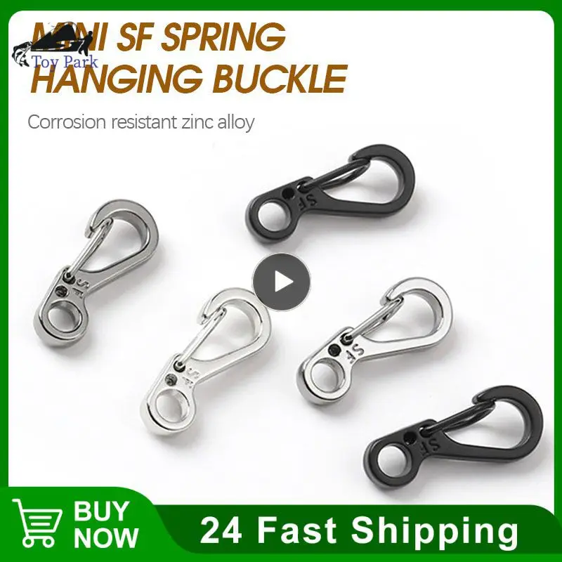 

1~40PCS Clip Outdoor Buckle Keychain Chain Screw Hang Quick Draw Carabiner Climb Camp Survive Hike Zinc Alloy Snap Hook Clasp