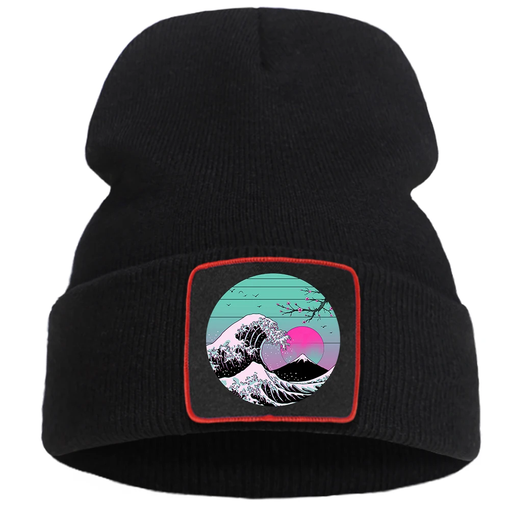 

Beanie Hat Balaclava The Great Vapor Aesthetics Vincent Trinidad Knitted Bonnets Women Street Hip Hop Punk Men'S Hats Cap Winter
