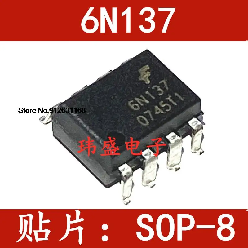 

20PCS/LOT 6N137S 6N137M 6N137 2.54MM SOP-8