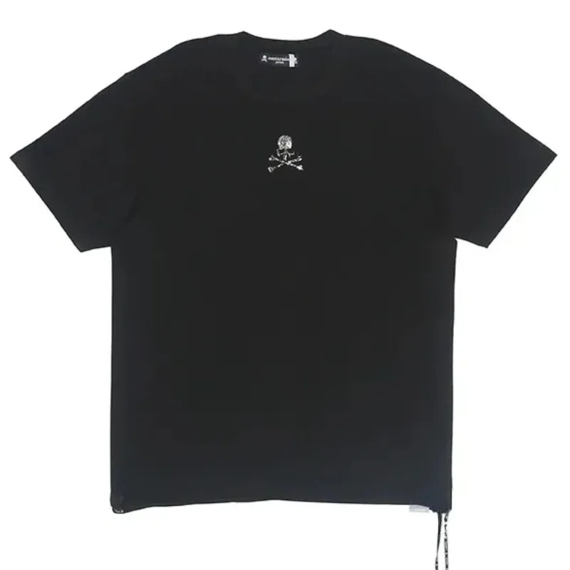 

Mastermind Japan Casual T Shirt 23SS Dark Halo Dyed Skull Alphabet Print MMJ High Street Loose Cotton Crewneck Short Sleeve Tops
