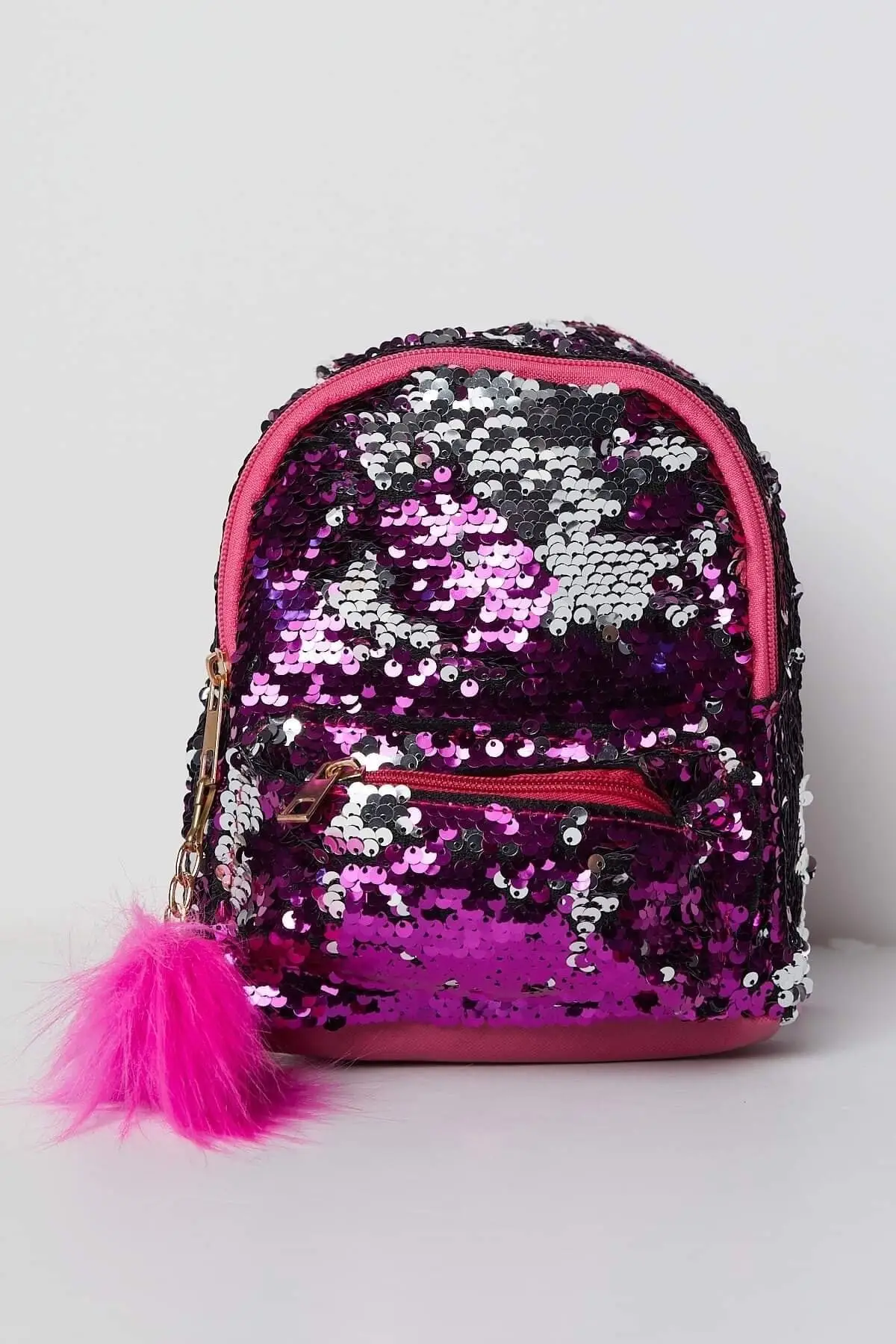 

Pink Sequin Cheerleader Children Detail Bag Cool Kids Cute Light Small Children Toys Daily Use