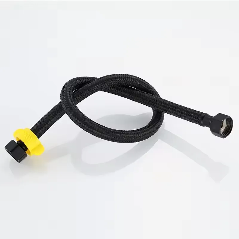 

Новый G1/2 "черный нейлоновый шланг для впуска воды, шланг для крана, водонагреватель, труба для унитаза, шланг для кухни, ванной комнаты, полностью черная трубка