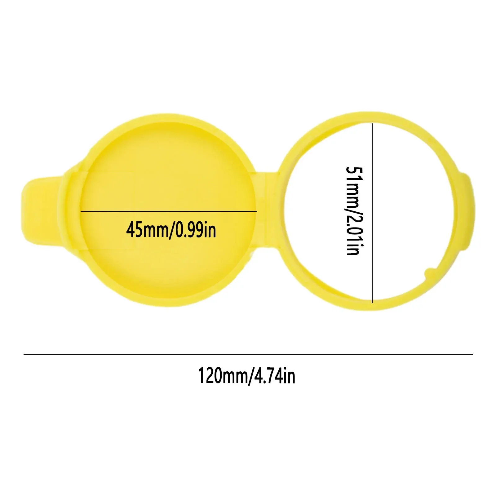 Крышка резервуара для Saab 9-3 2003-2011 74486-TF0-013 Abs черные автомобильные аксессуары