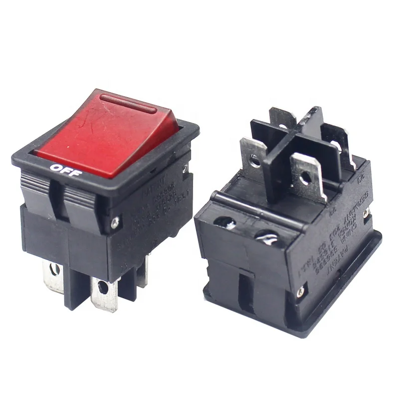 

Approach SS-005 DPDT 5A 10A 15A 20A 25A reset circuit breaker switch rocker thermal overload protector switch