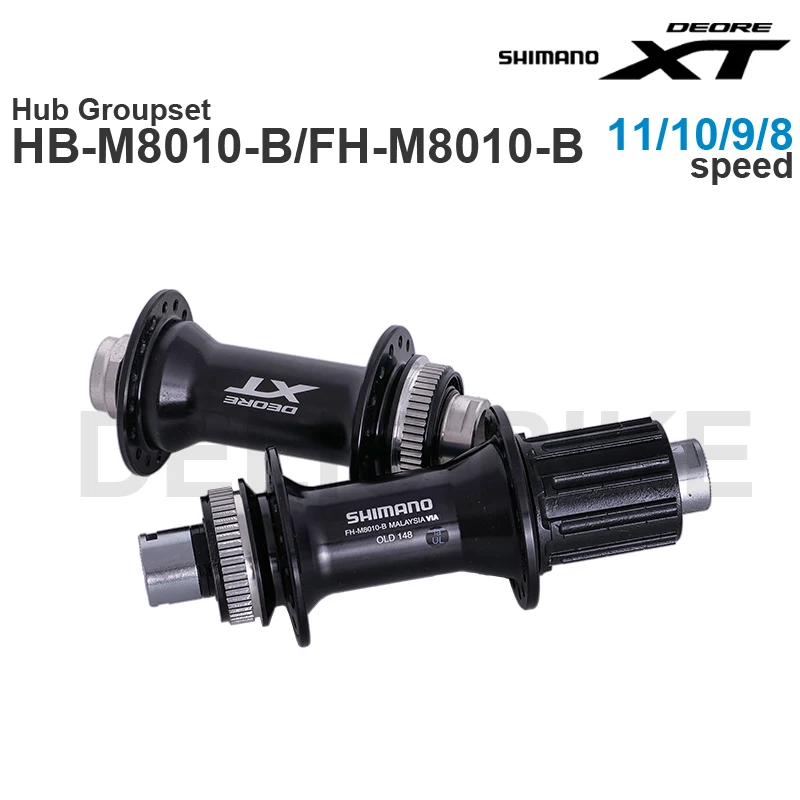 Фото Передняя втулка SHIMANO DEORE XT, x 15 мм, Задняя втулка для фрикциона, x 12 мм, оригинал №1