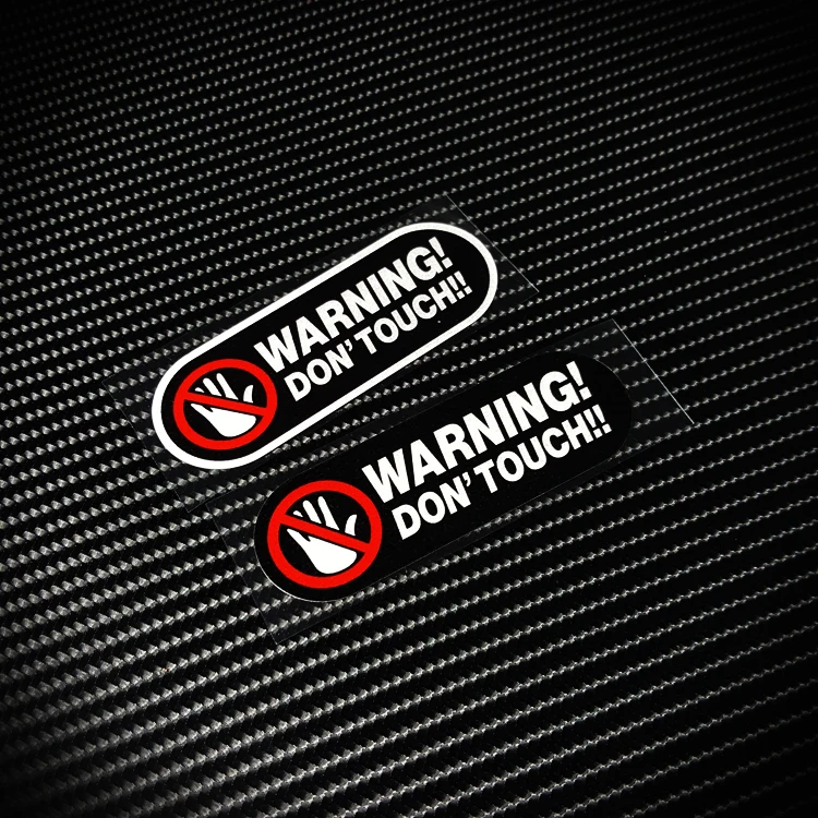 Наклейка Не прикасайтесь к мотоциклу | Автомобили и мотоциклы