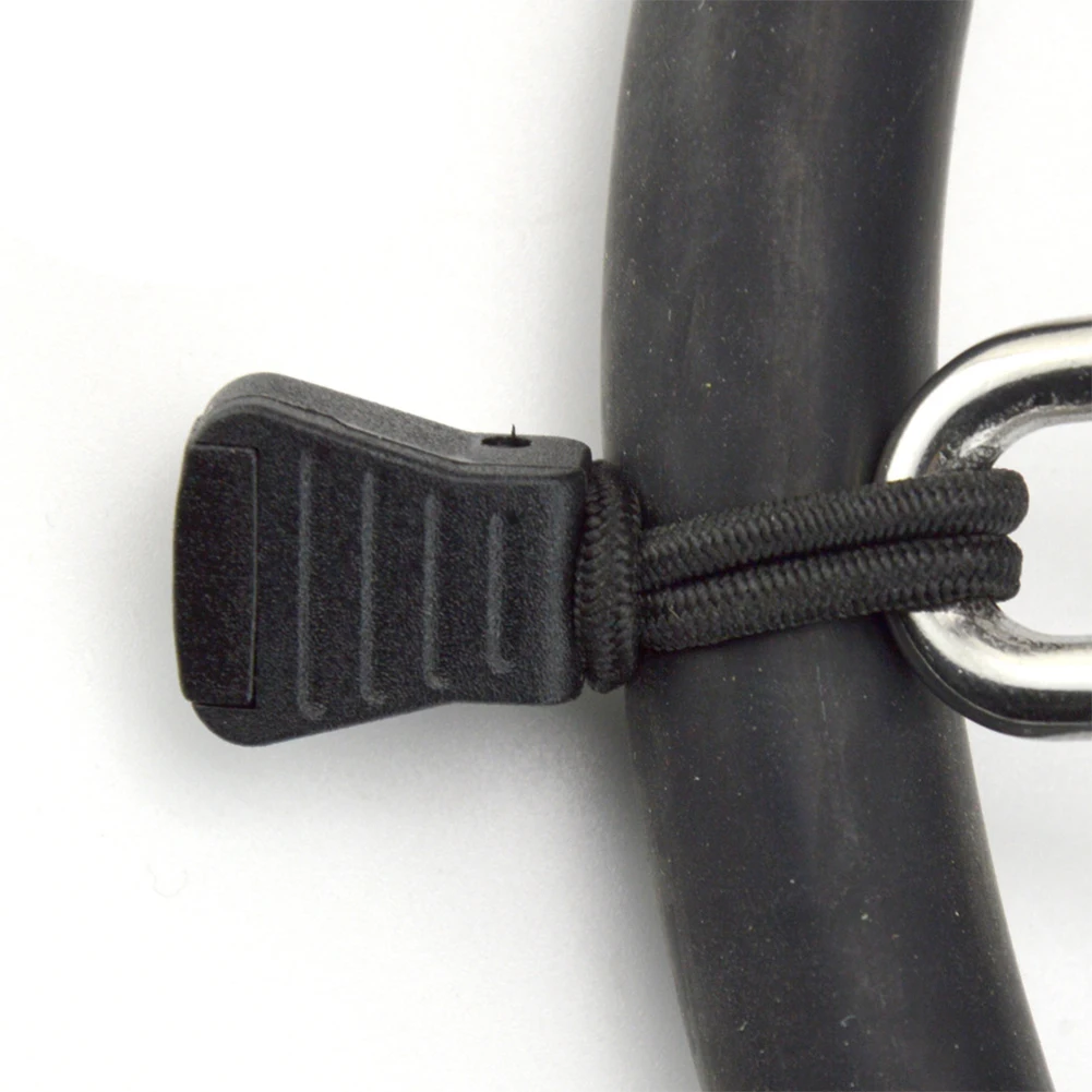 

2pcs Scuba Diving Hose Retainer Rope Clip Holder Elastic Rope Bungee Diving Snorkel Attachment Rope Diving Equipment Accessories