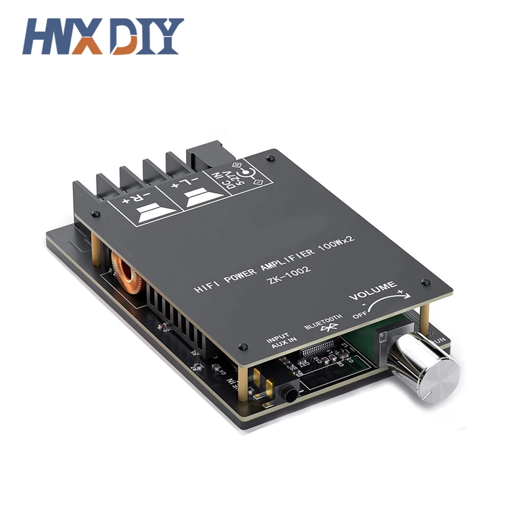 

ZK1002L 1002 502L 502C HIFI 100WX2 TPA3116 Bluetooth 5,0 высокомощный цифровой усилитель, стереоплата, усилитель, домашний кинотеатр