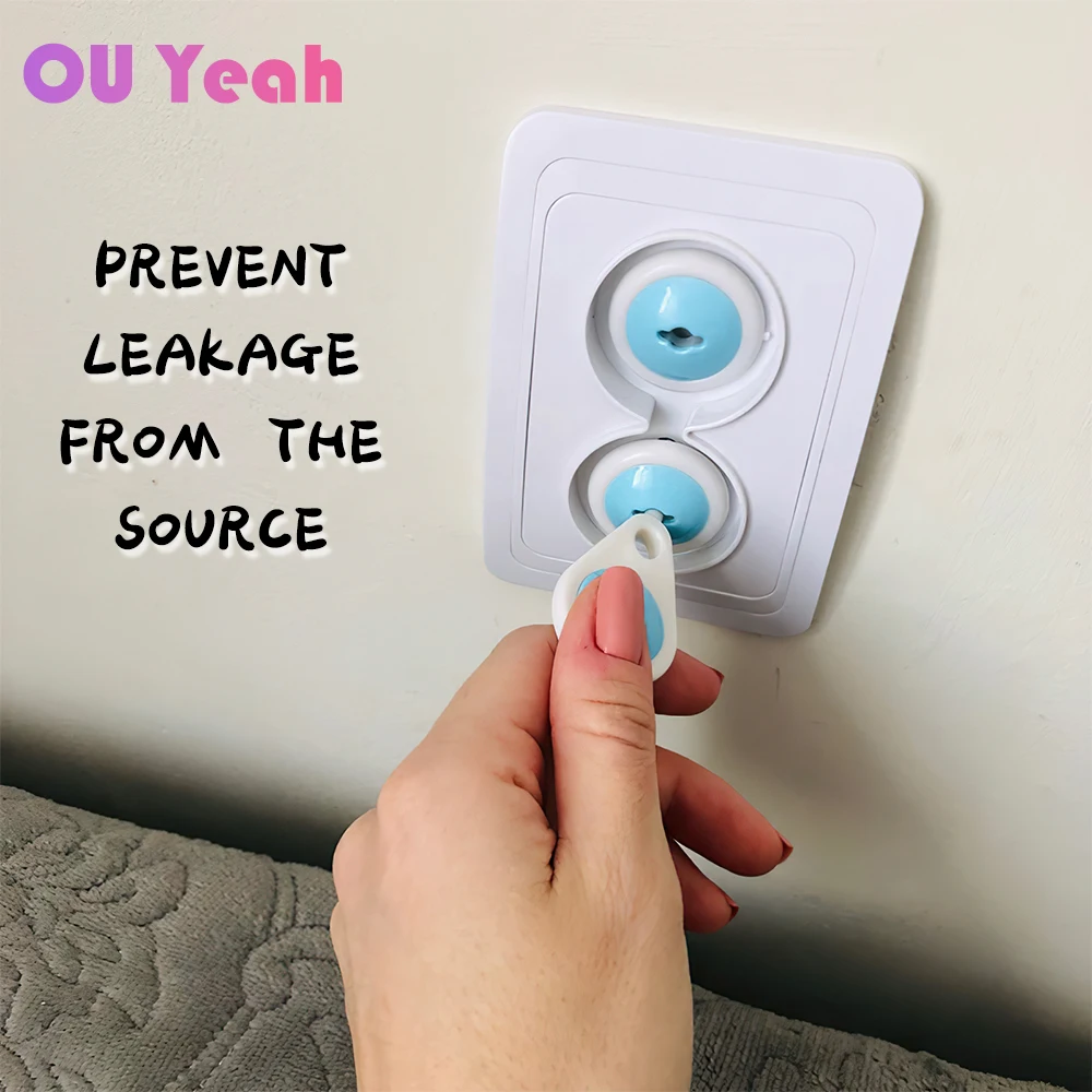 Protection Russian EU European Euro security Child Electric Socket Outlet Plug Two Phase Safe Lock Cover Baby Kids Safety | Мать и