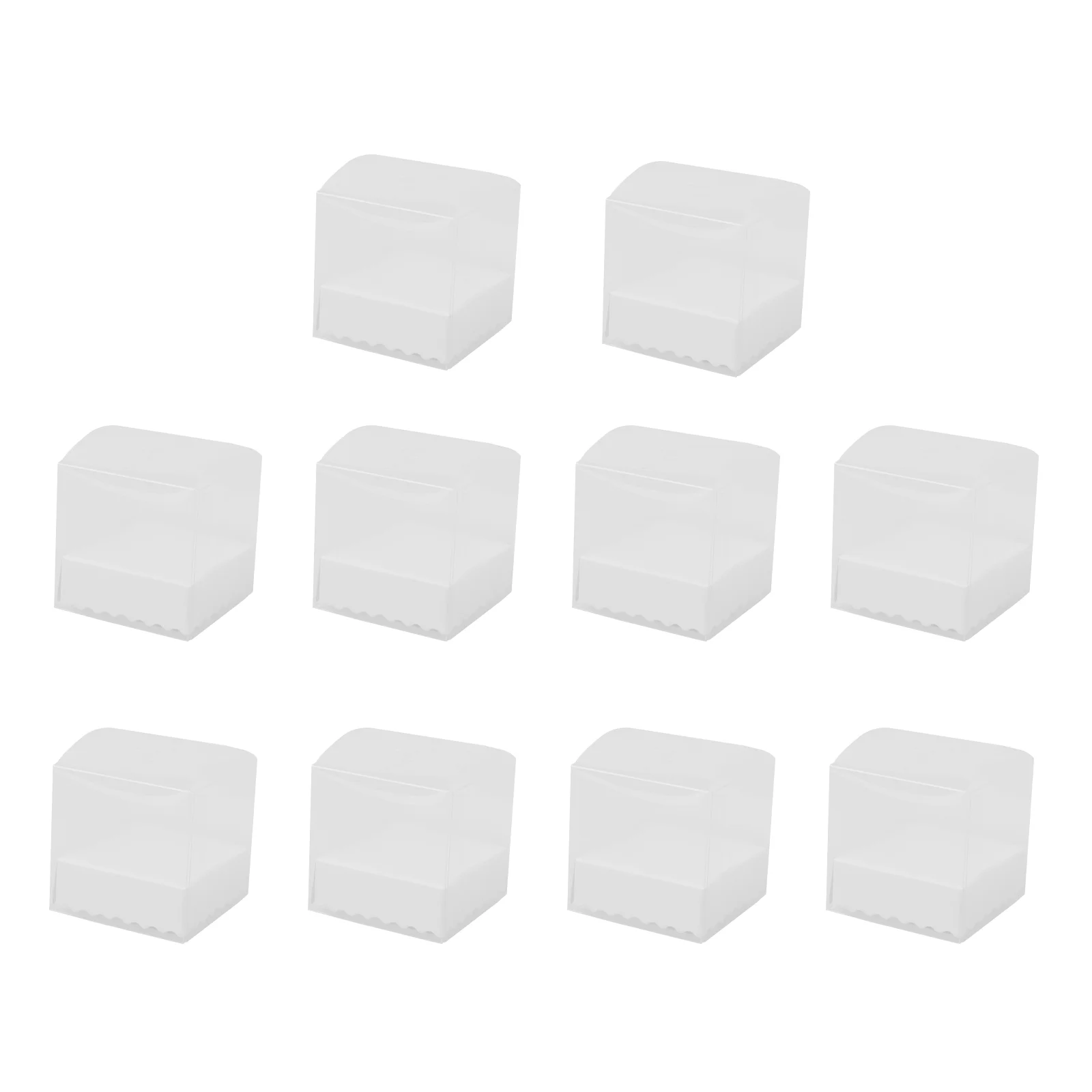 

Box Cupcake Boxes Transparent Wrapping Christmas Gifts Holiday Clear Carriers Wedding Case Cake Pie Desserts Holder Cookie
