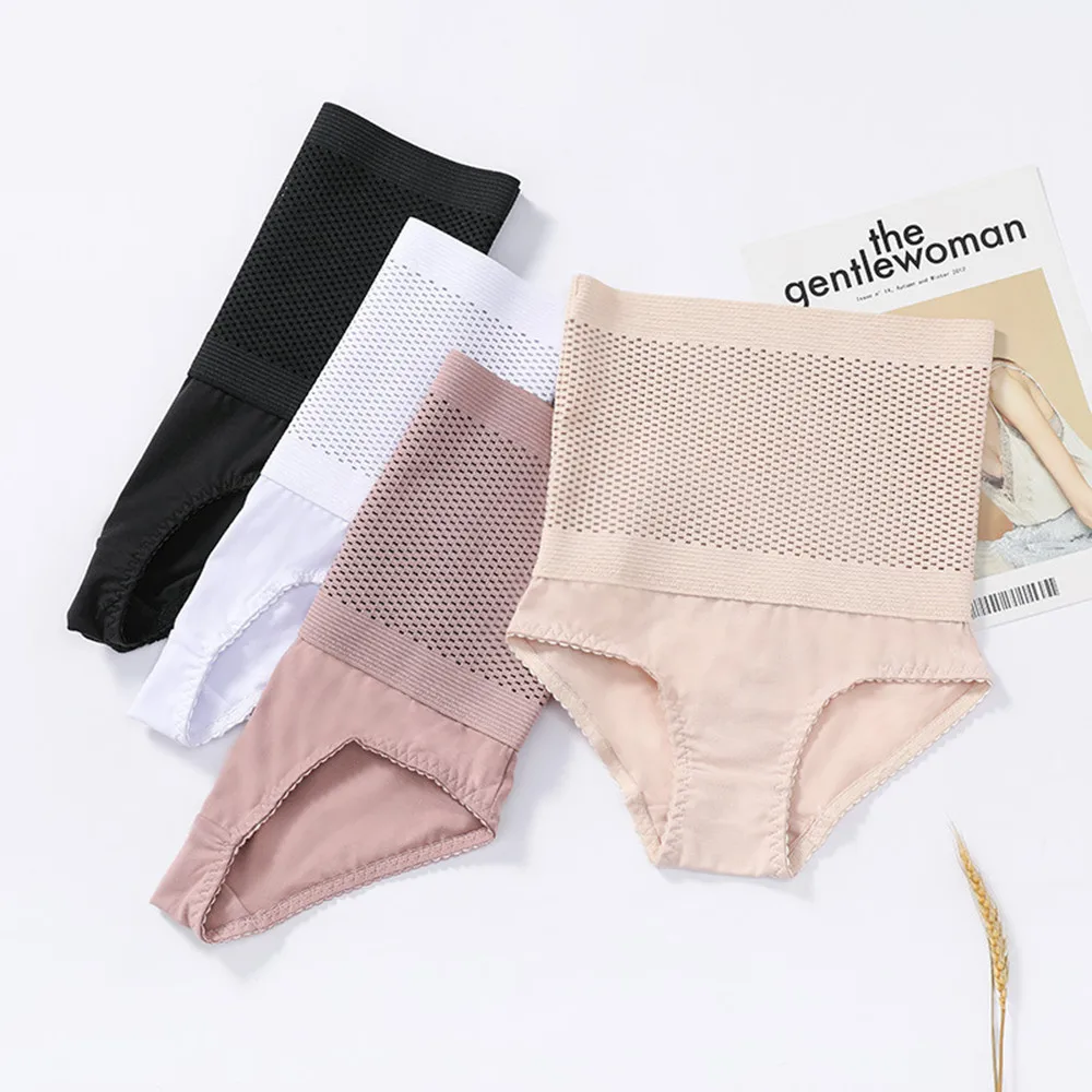 

Women Seamless High Waist trainer Slimming Tummy Control Panties Knickers Pant Briefs Solid Shapewear Underwear Body Shaper Lady