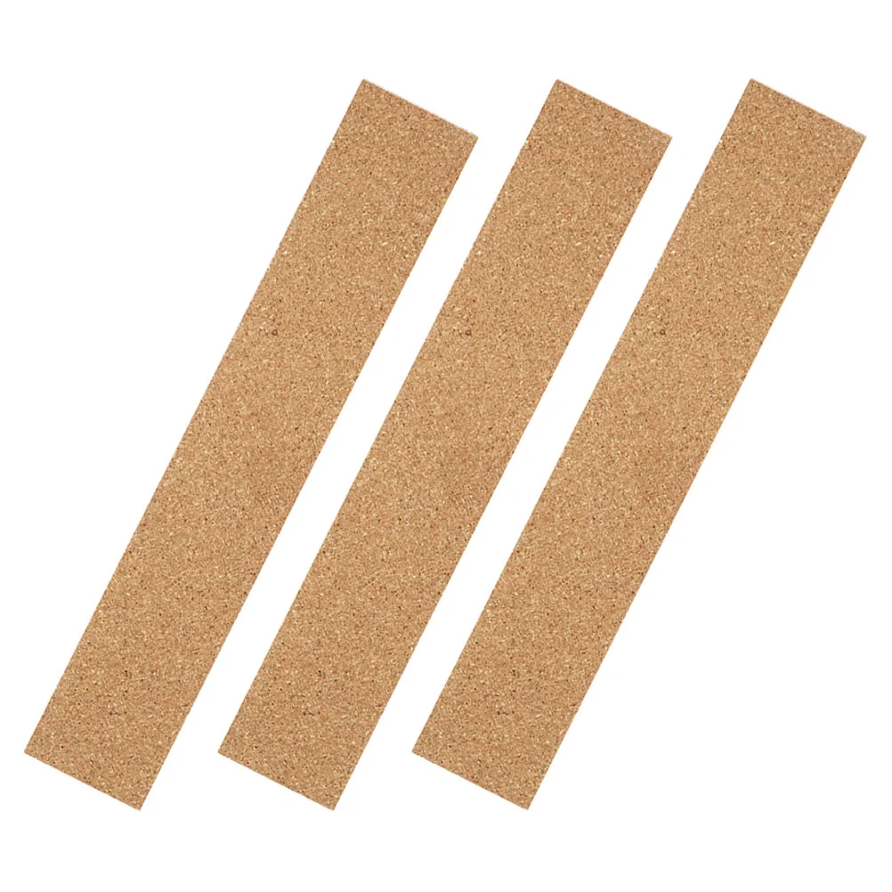 

Self-adhesive Cork Strips Natural Frameless Memo Board Bulletin Bars Announcement Decorations