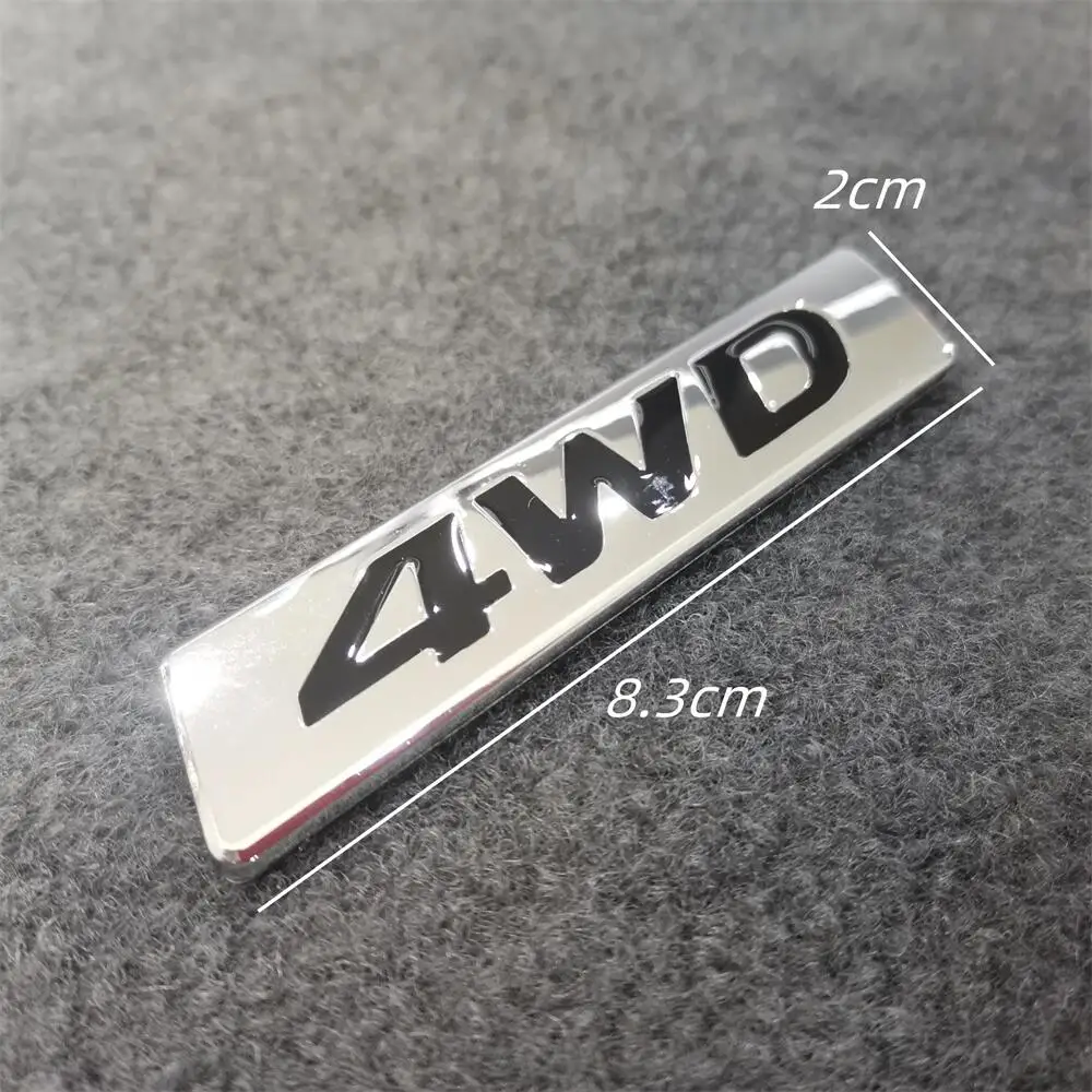 

3D металлические автомобильные наклейки 4WD эмблема значок наклейки для Honda Mitsubishi ASX Outlander Lada CRV Accord Civic Suzuki Grand Vitara Swift