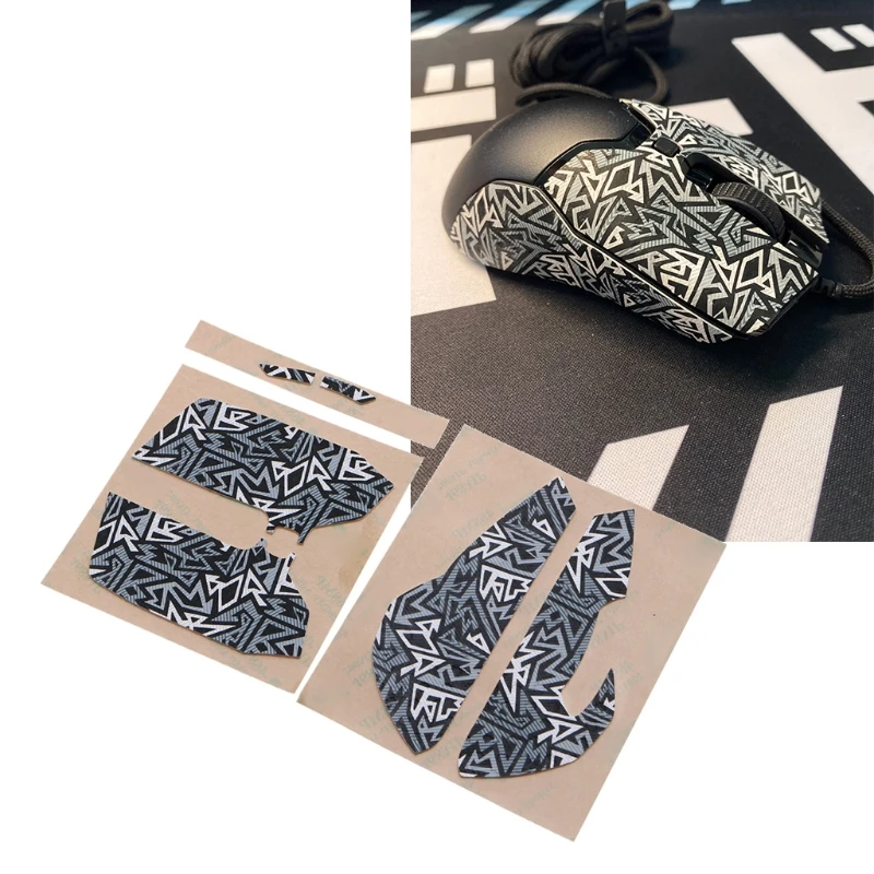 

Handmade Mouse Anti-Slip Tape Elastics Refined Side Grips for razer Viper Mini Mouse Skin Sweat Resistant Pads Tape