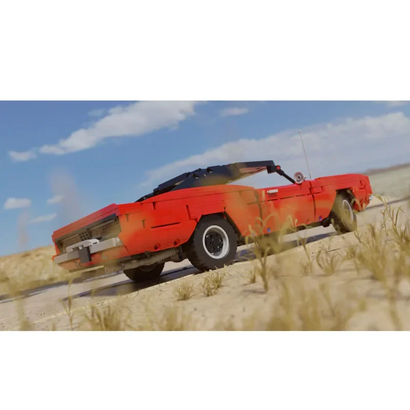 MOC-197296 Charger 1:10 Supercar Stitching Assembly Building Block Model • 1789 Parts Boy Kids Birthday Toy