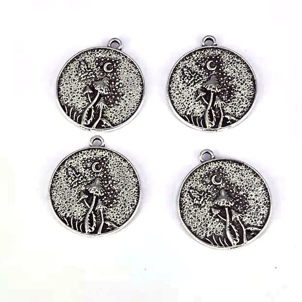 

50 шт., подвеска-бабочка из цинкового сплава, 20 х20 мм