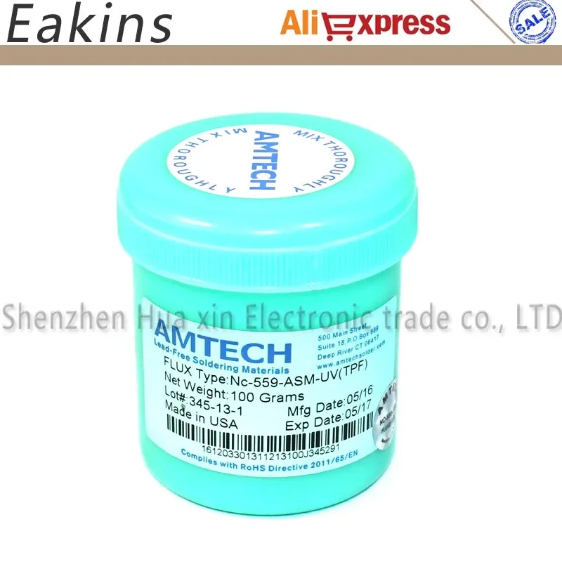 

Eakins NC-559-ASM-UV(TPF) паяльная паста 100г без очистки