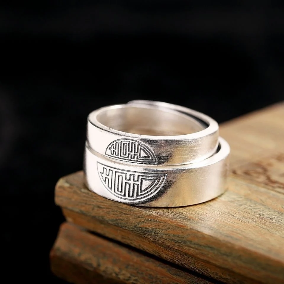 

Double Happiness Couple Vintage Ring