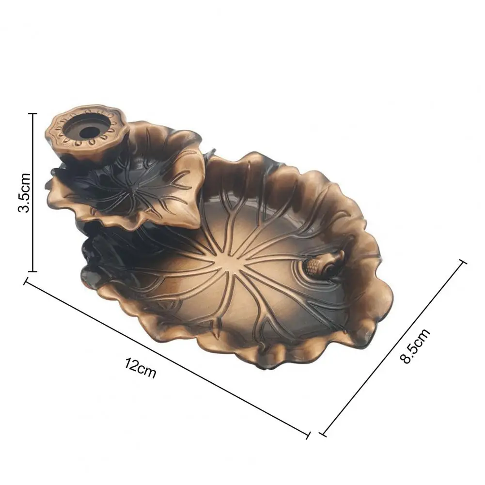 Курильница в виде листьев лотоса держатель для палочек ароматическая курильница
