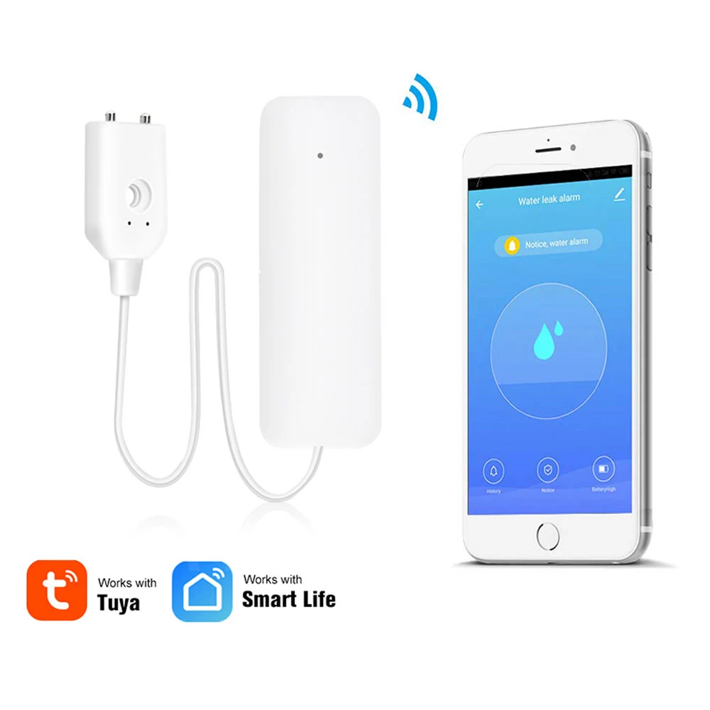 

Датчик утечки воды Tuya с Wi-Fi и сигнализацией