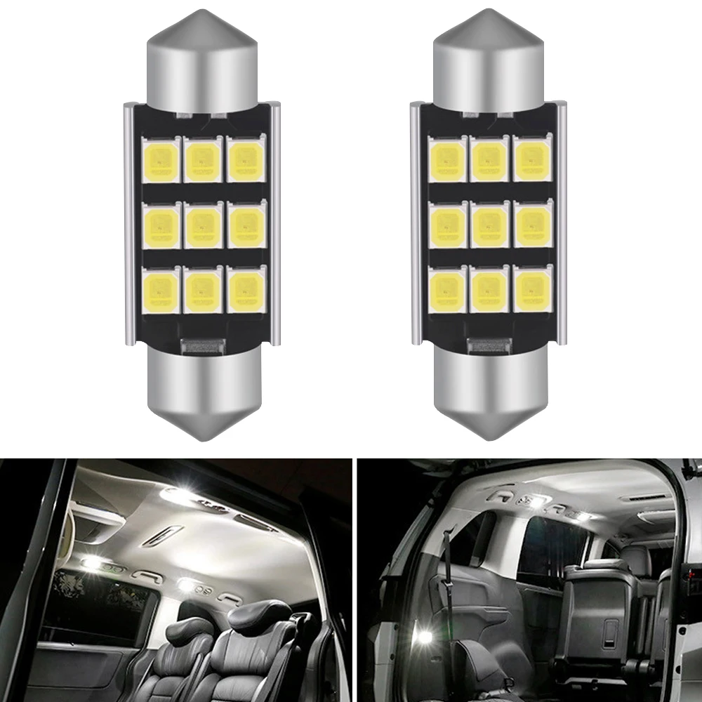 

Лампы светодиодные C10W C5W, 31/36/39/41/42/12 В, 6500 К, 2835SMD