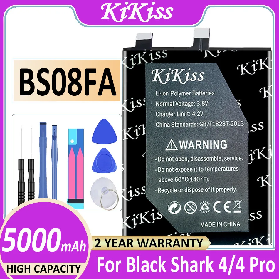 

Аккумулятор KiKiss 5000 мАч BS08FA для Xiaomi Black Shark 4 4Pro Shark4 4Pro