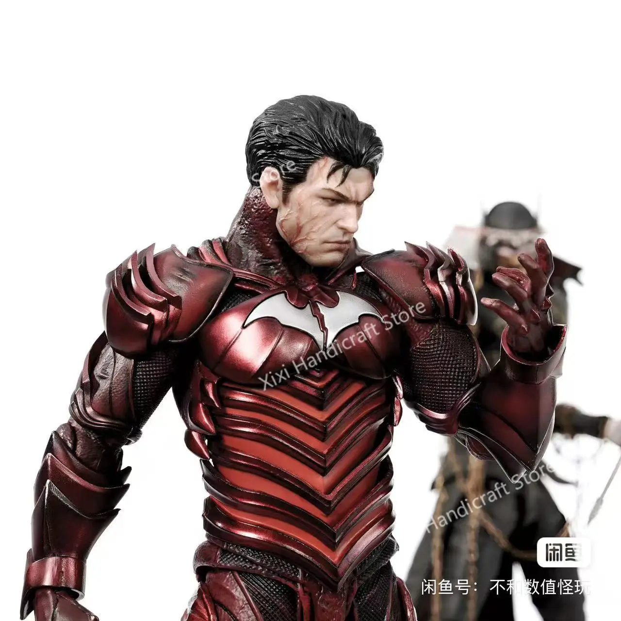 Фото В наличии: LPZZ UPFinegures 1/12 Red Death Metal Batman, аниме-фигурка, подвижная коллекционная кукла, подарок №1