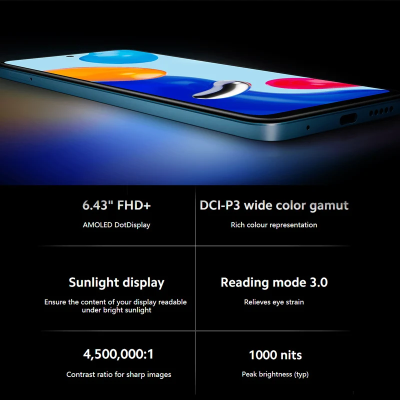 Смартфон Xiaomi Redmi Note 11 64 ГБ 128 Восьмиядерный процессор Snapdragon 680 экран 6 43 дюйма AMOLED