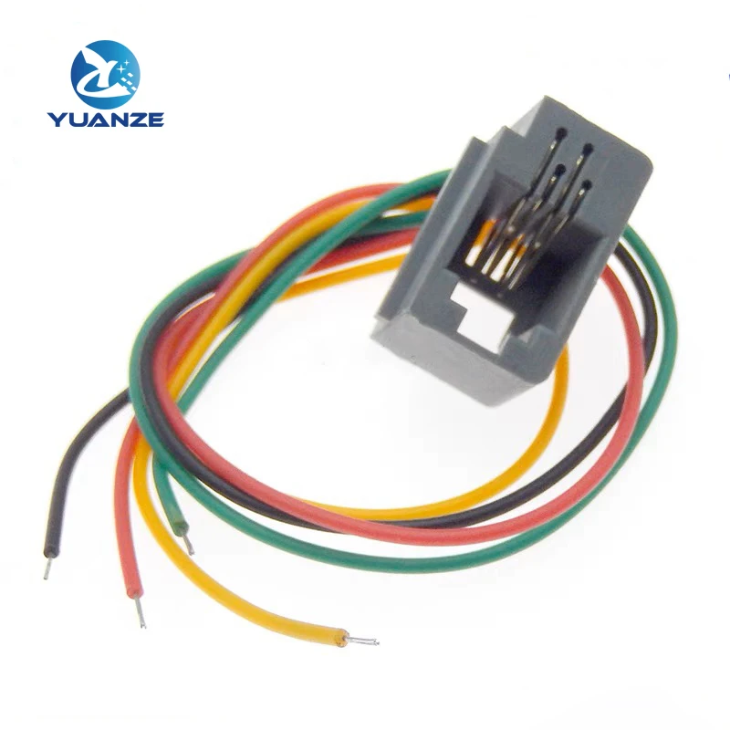 Разъем телефонный RJ11/RJ12/RJ45, 10 шт., с проводом, 4P4C/6P4C/6P6C/8P8C, гнездовой разъем 616E, 623K, 616M, 641D