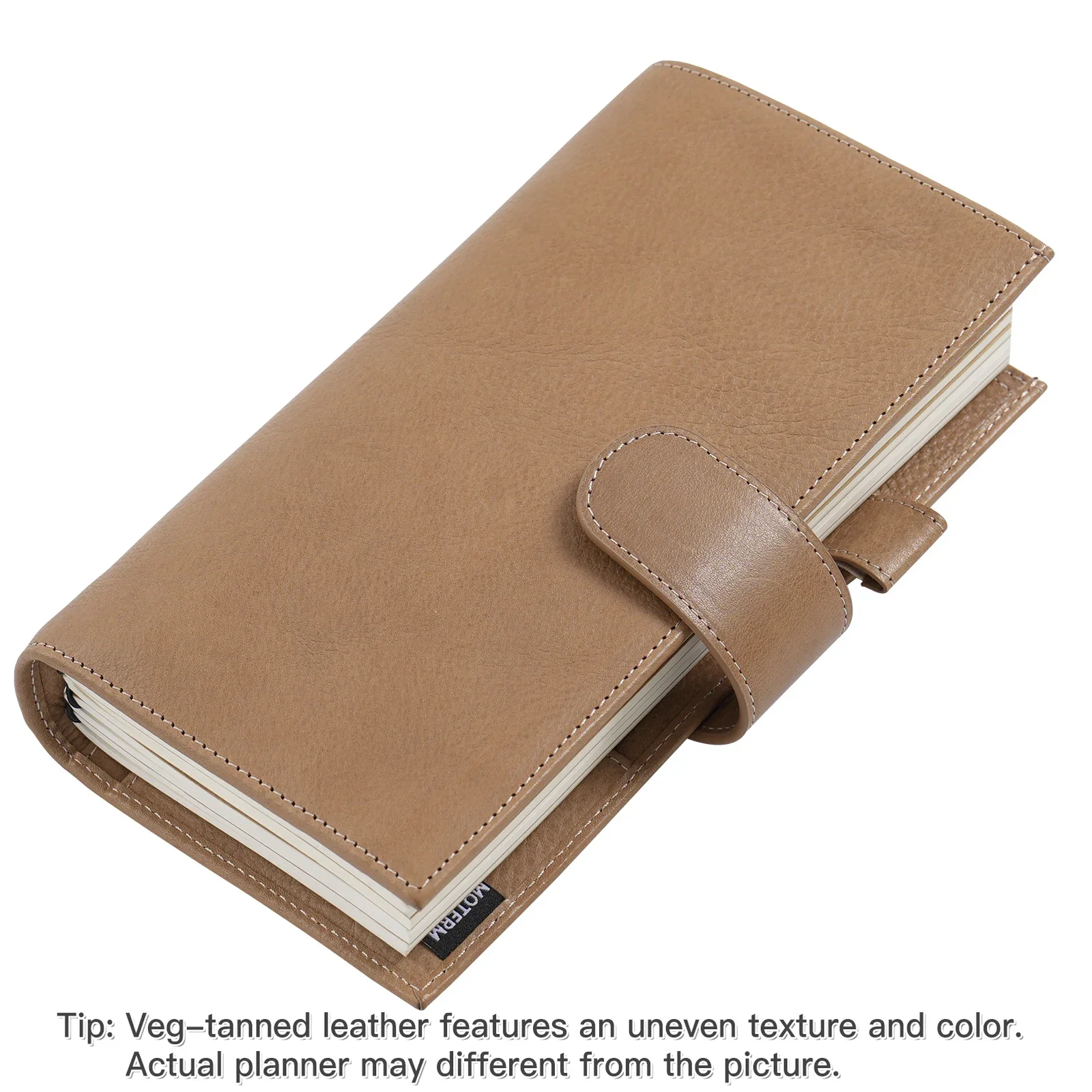 

Moterm Travel Notebook Журнал-компаньон Стандартный планировщик Кожа растительного дубления Натуральная воловья кожа Органайзер Дневник