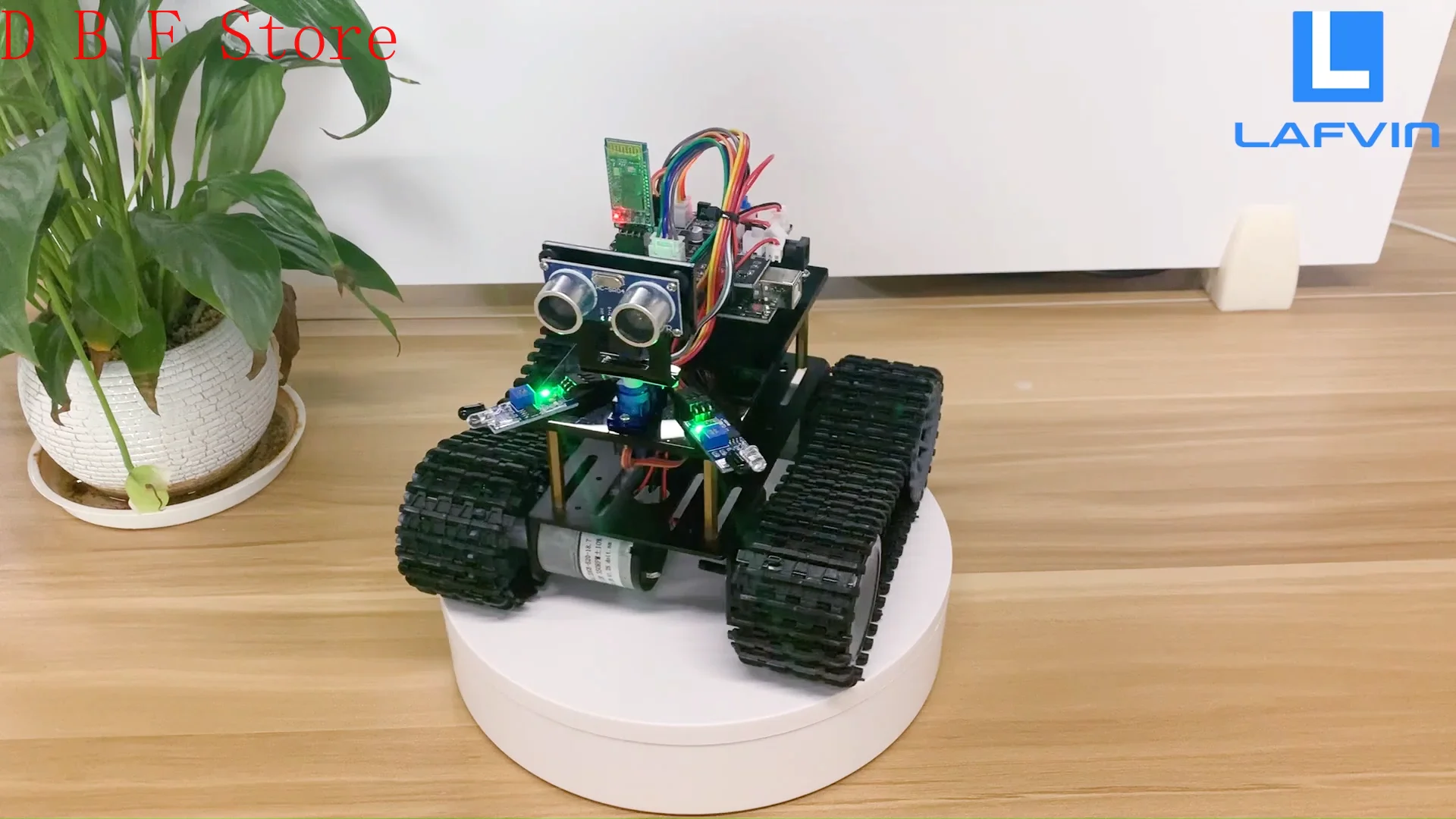 

Новинка! Умный мини-робот LAFVIN с баком, автомобильный комплект для обучения роботам, программирование с обучающим руководством, Поддержка ...