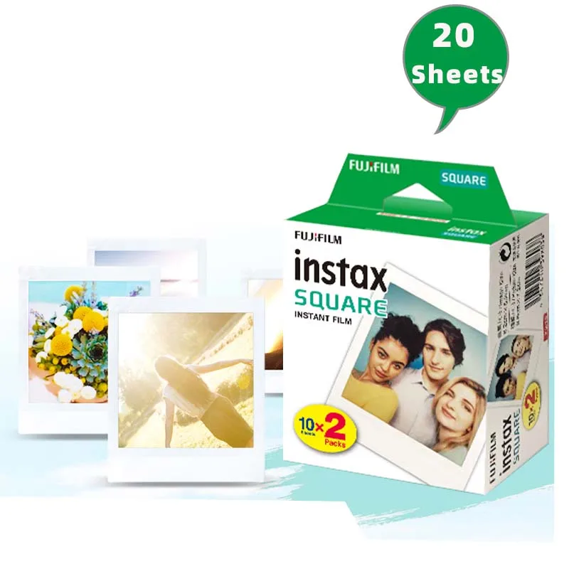 Фото Новые фотопленки Fujifilm Instax Square White Edge Rainbow Black Original, 10-100 листов, для гибридных камер SQ1/SQ10/SP-3/SQ20, серия Starry Sky №4