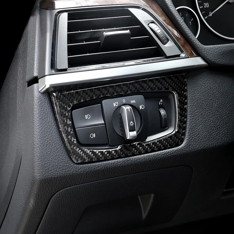 Автомобильная центральная консоль из углеродного волокна кондиционер панель