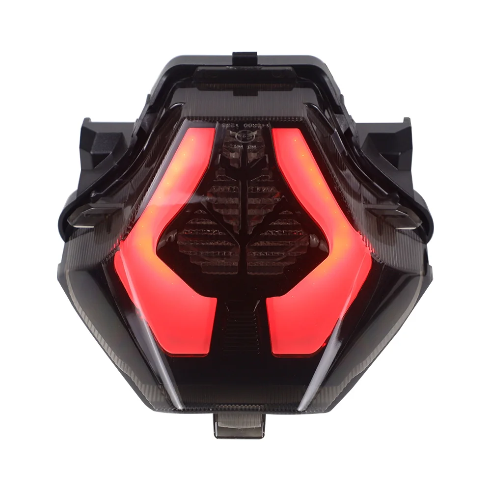 Фото Светодиодные задние фонари для мотоциклов Yamaha YZF R3 R25 Y15ZR MT07 FZ07 LC150: задние габаритные огни, стоп-сигналы, указатели поворота. №3