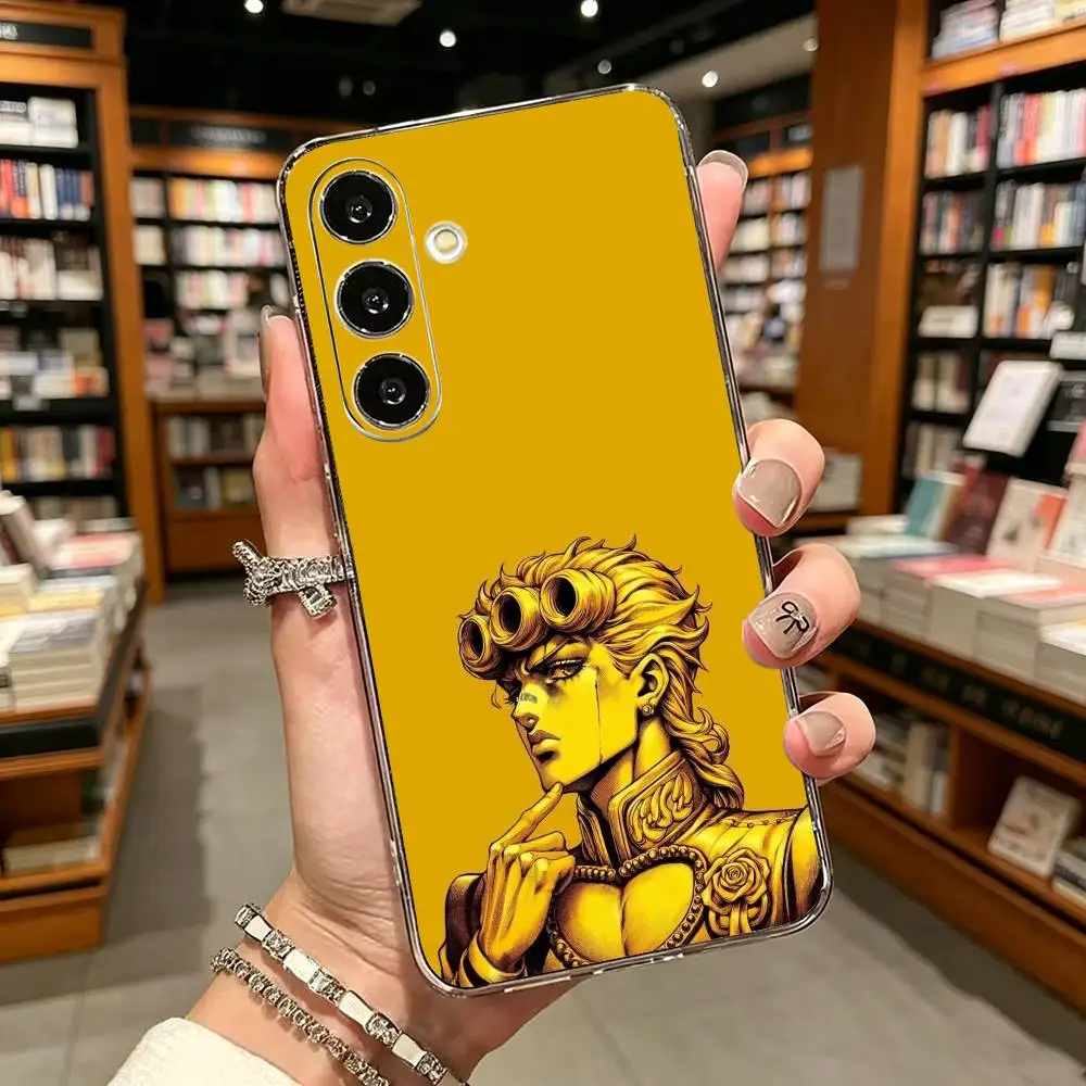 Фото Чехол для телефона J-JoJos Bizarre Adventure Golden Wind для Samsung A71, A70, A52, A51, A40, A30, A20, прозрачный чехол №3