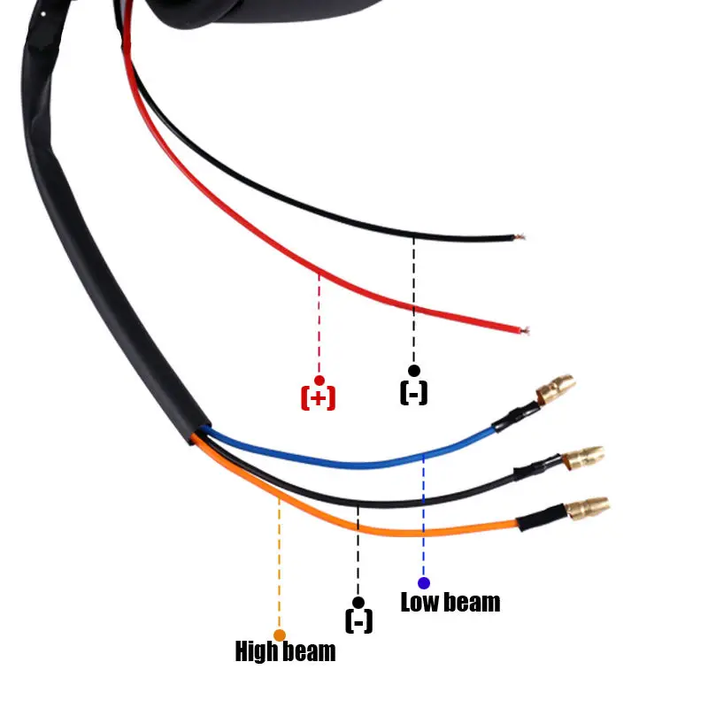 Головка ангельские глазки в ретро стиле 6 5 дюйма мотоциклетная лампа фара 12 В