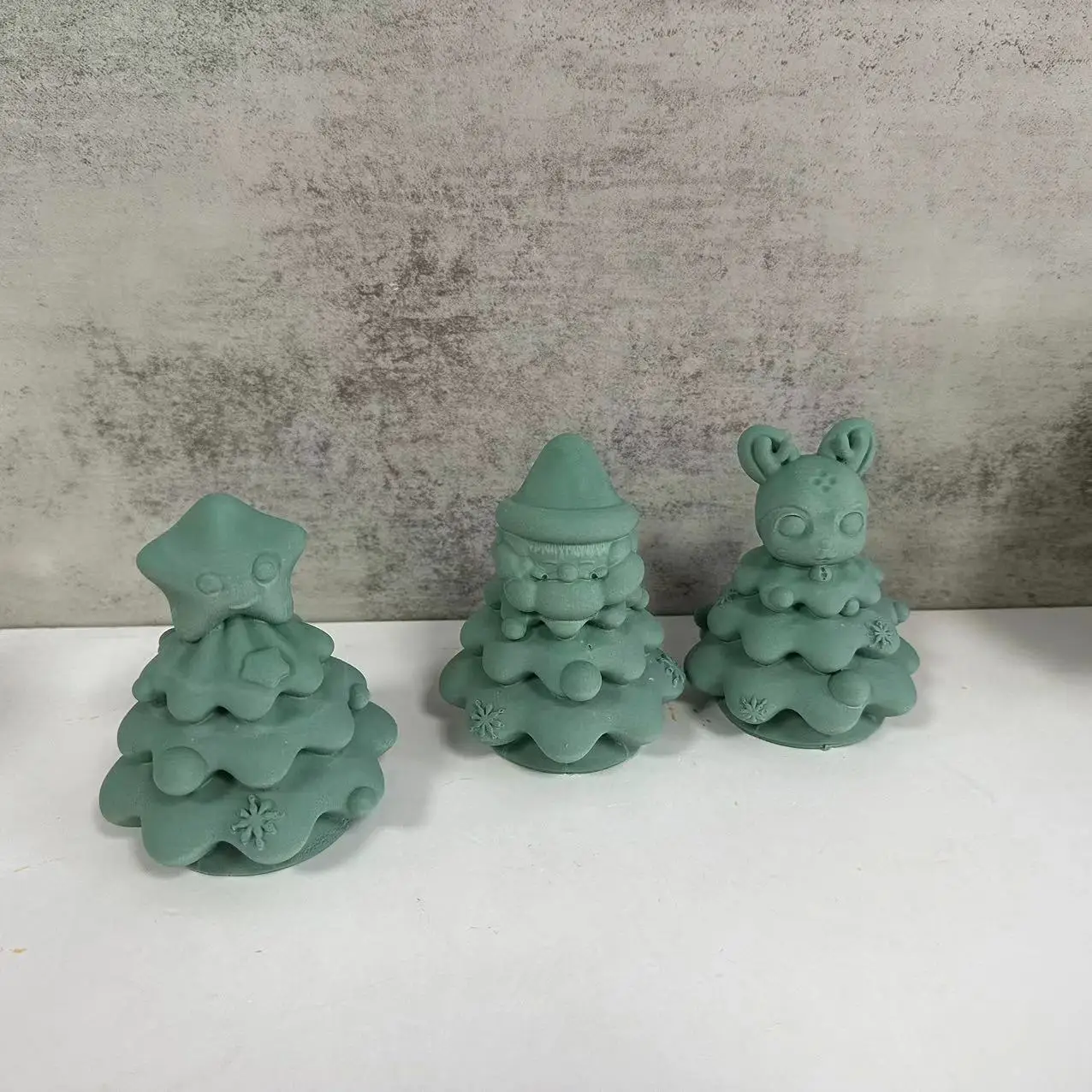 3D формы для свечей в виде сказочной рождественской елки силиконовая мультяшная