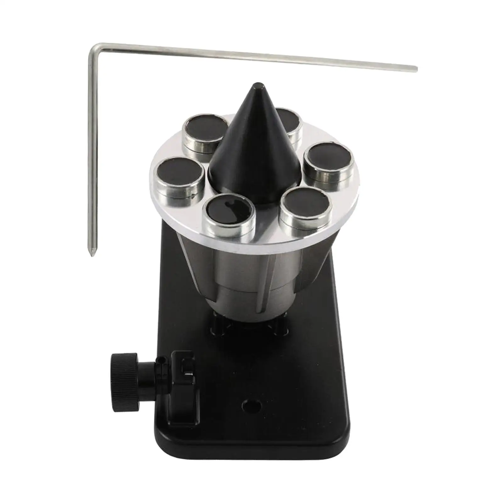 

Blade Balancer Professional Wall Mounted Smooth Cutting for Home Grass Outdoor Sharpening Balancing Improves Longevity of Mowers