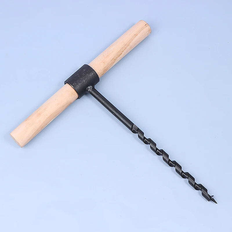 Ручная дрель для выживания на открытом воздухе ручная шнековая из углеродистой